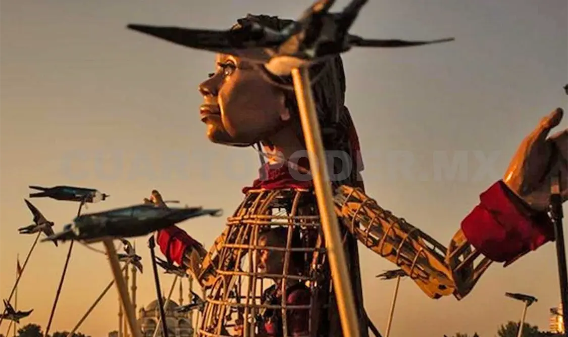 La marioneta Amal es un símbolo mundial de esperanza. Cortesía