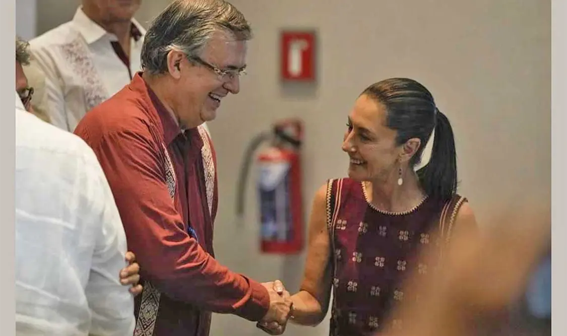 La exjefa de Gobierno dijo que la acción de Ebrard contribuye a la unidad del partido, de cara a la elección presidencial. Cortesía