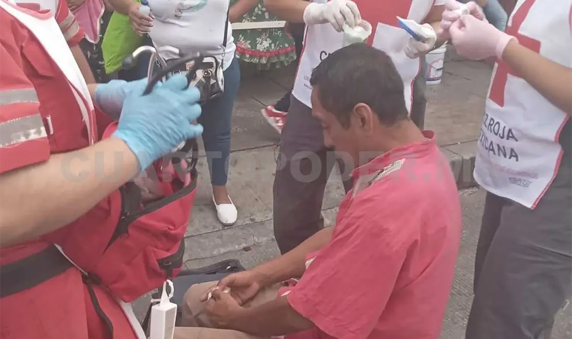 Le propinan golpiza a sujeto y queda herido