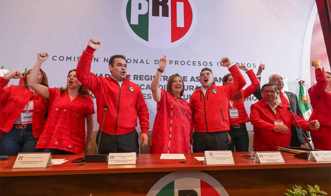 Xóchitl Gálvez se registra como precandidata del PRD y PRI; pide unión al Frente
