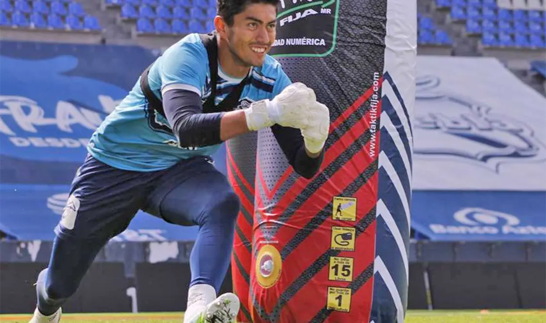 El portero, que debutó en el máximo circuito en noviembre de 2018, se ha consolidado en el arco poblano. Agencias