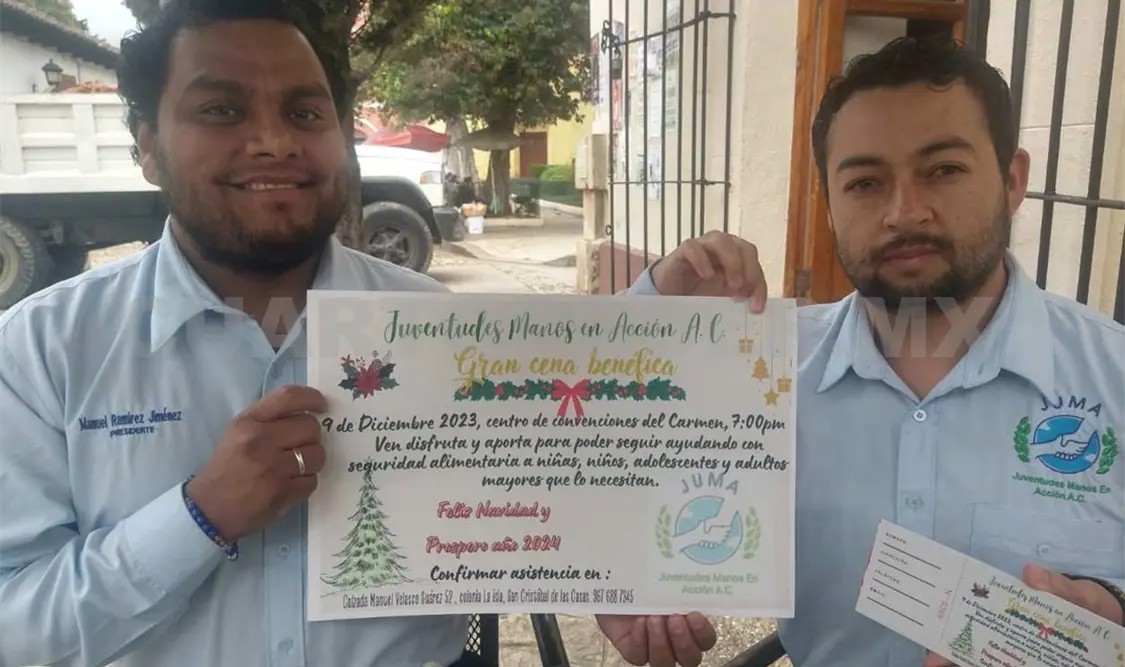 Organiza comedor de la caridad cena con causa