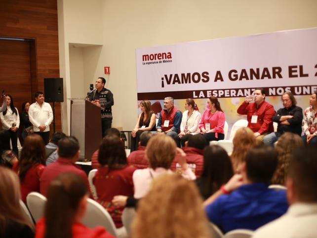 Eduardo Ramírez se reúne con el consejo estatal de Morena