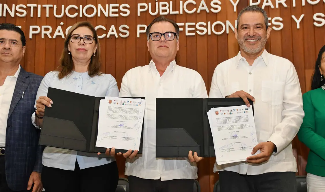 Suscriben universidades públicas y privadas convenio de colaboración con el Poder Judicial del estado de Chiapas