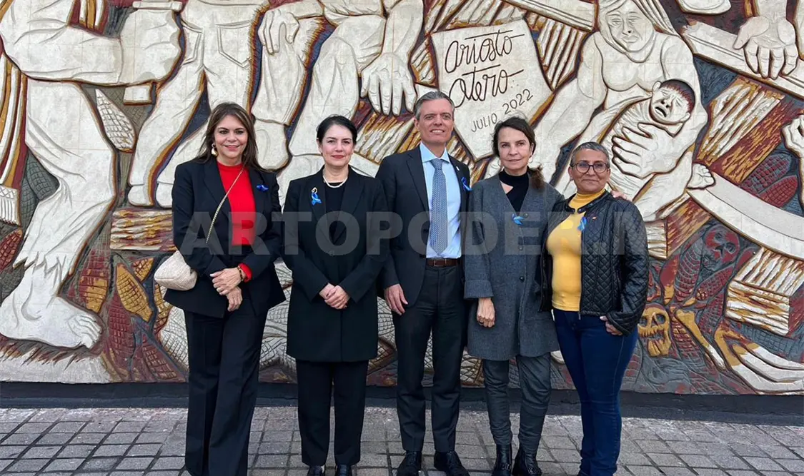 Participa Urbina en reunión sobre tema migratorio