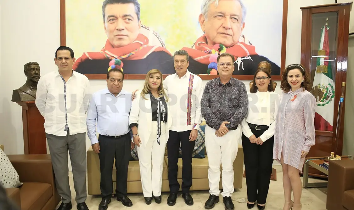 Rutilio se reúne con representantes del Poder Judicial
