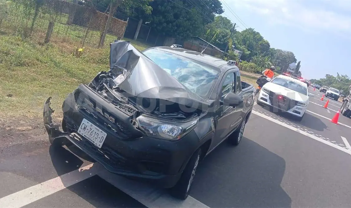 Un lesionado tras aparatoso accidente