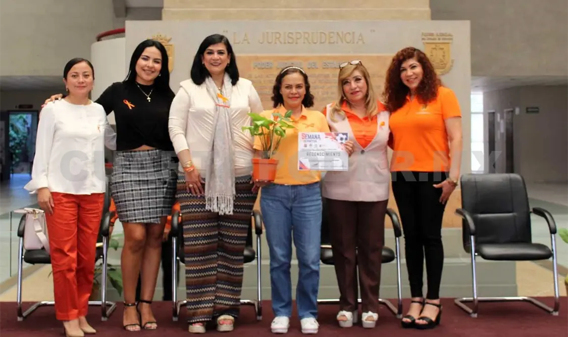 Clausuran “Semana Naranja Únete” en el Poder Judicial