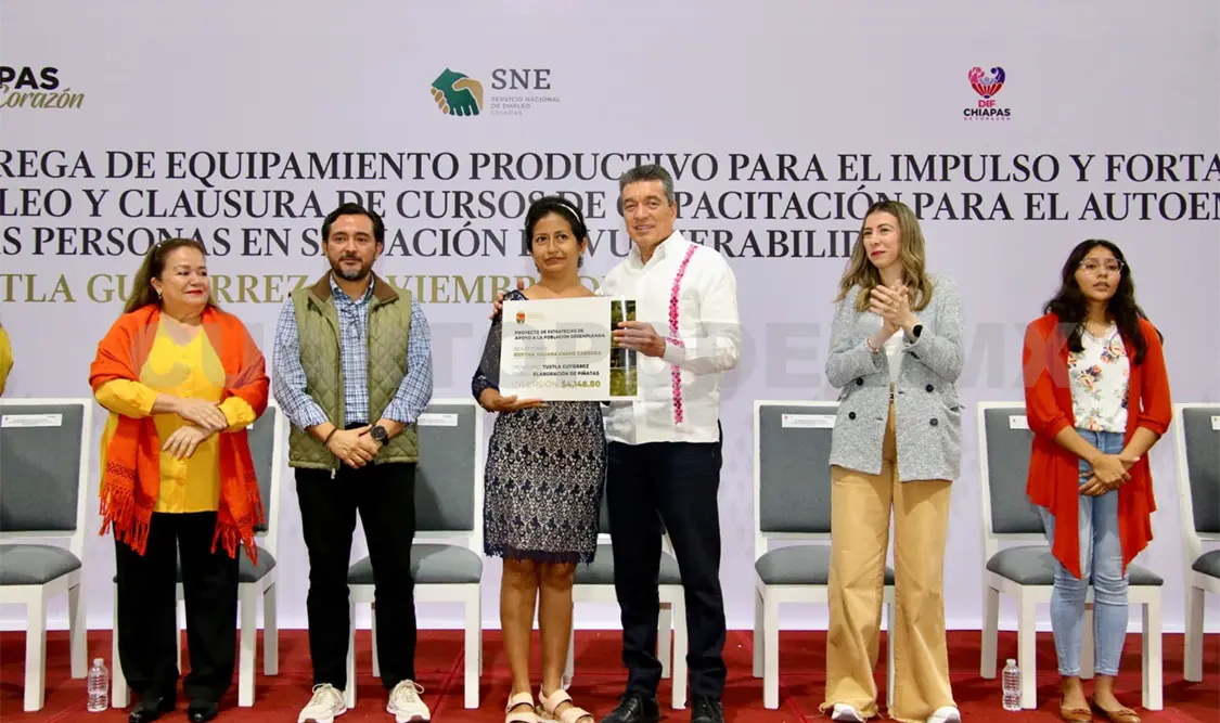 Rutilio Escandón impulsa y fortalece el autoempleo