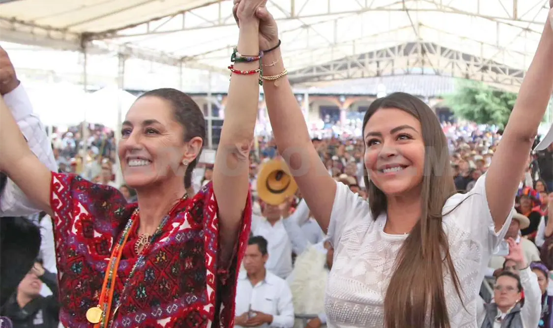 Sasil de León acompañó a Sheinbaum en reciente gira