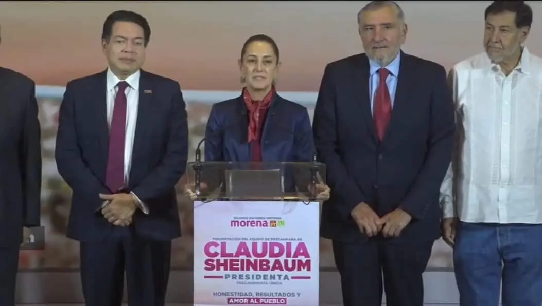 Serán 10 personas las que participarán en equipo de precampaña de Claudia Sheinbaum