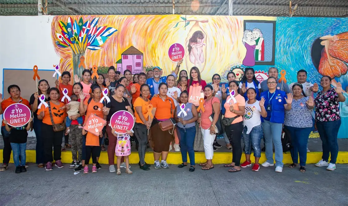 AYUNTAMIENTO DE TAPACHULA Y ACNUR ENTREGAN MURAL “DONDE HAY UN SUEÑO, HAY UN CAMINO”.