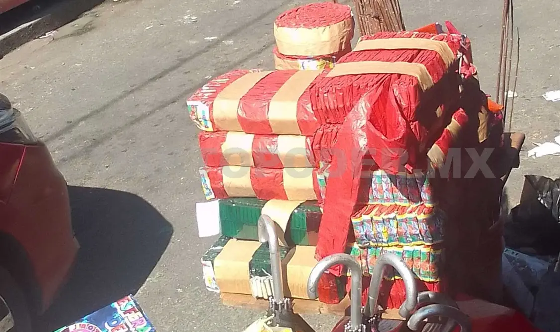 Masivo arribo de vendedores de fuegos artificiales