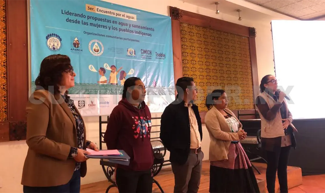Mujeres indígenas exigen justicia hídrica