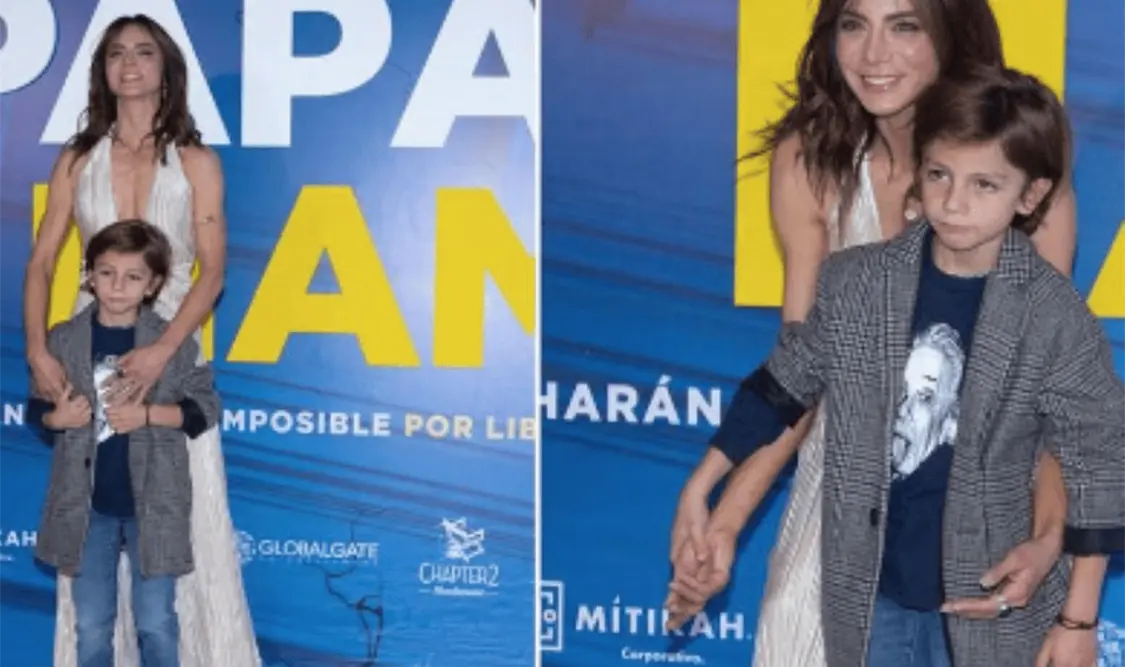 Navarro enternece al aparecer con su hijo