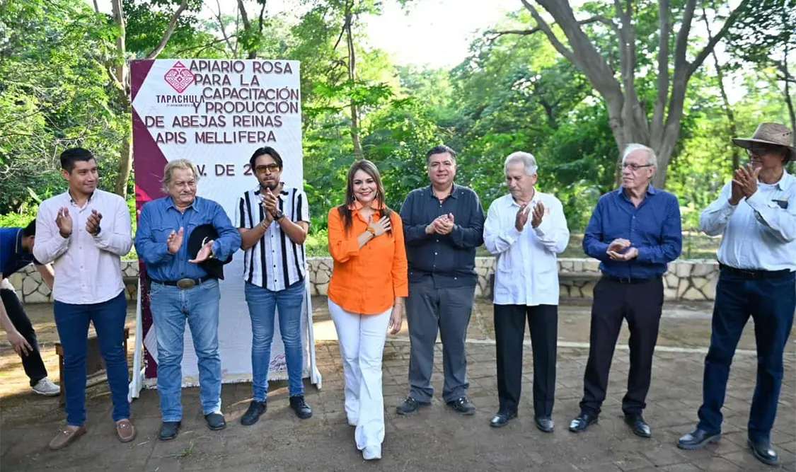 AYUNTAMIENTO DE TAPACHULA, INAUGURA CENTRO DE CAPACITACIÓN Y MEJORAMIENTO GENÉTICO APÍCOLA.
