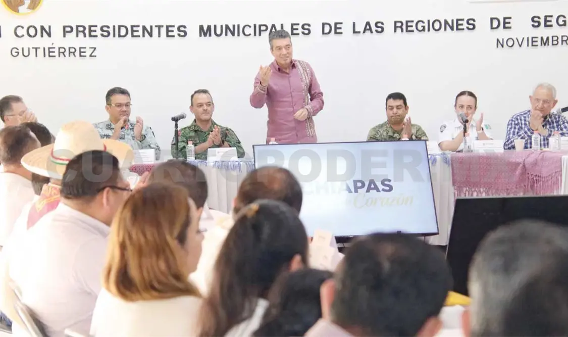 Hacer causa común en la seguridad: Rutilio a munícipes