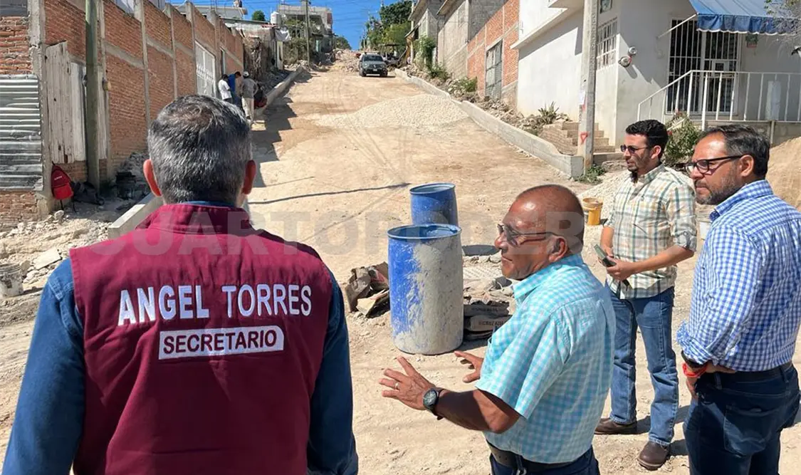 Avanza circuito vial en colonia La Condesa