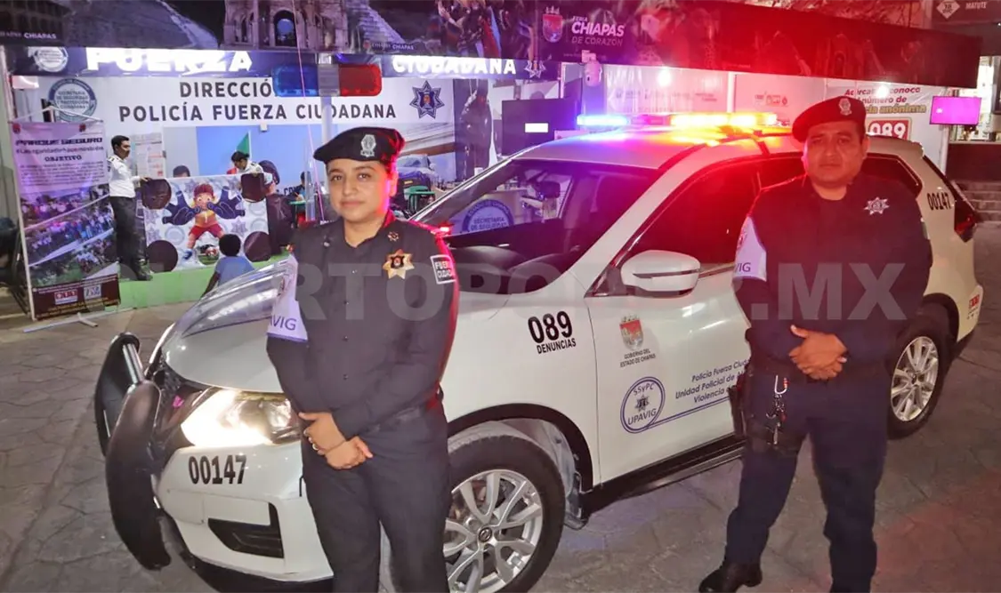 Encabeza SSyPC operativo especial Feria Chiapas 2023