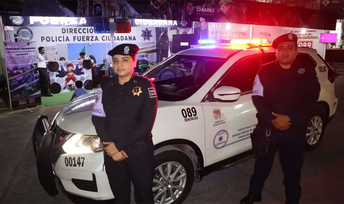 Encabeza SSyPC operativo de seguridad Feria Chiapas 2023