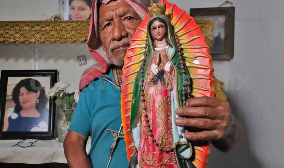 Don Jacinto dice que peregrinará hasta que tenga fuerzas para hacerlo. Diego Pérez / CP