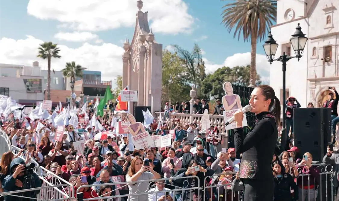 “El sueño del pueblo de México es seguir con la Cuarta Transformación”, dijo Claudia Sheinbaum. Cortesía