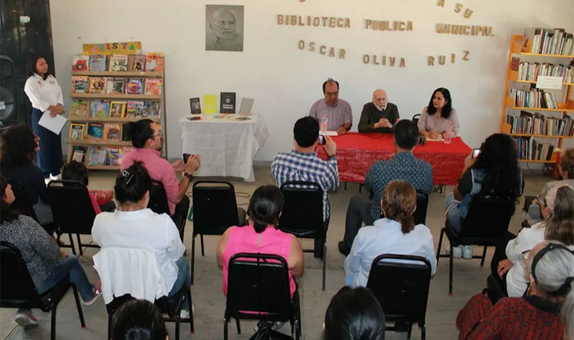 La biblioteca se encuentra en la colonia Cerro Hueco. CP