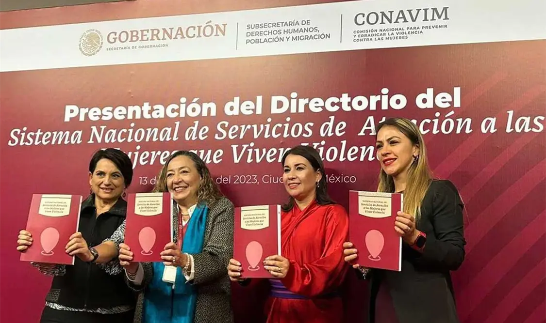 Presentan directorio de servicios para atender a mujeres
