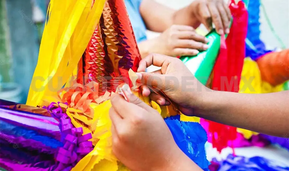 Productos del campo listos para las piñatas