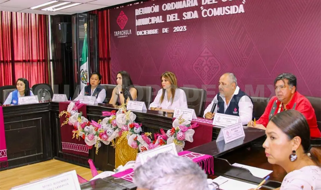 Realizan reunión del consejo municipal del Sida
