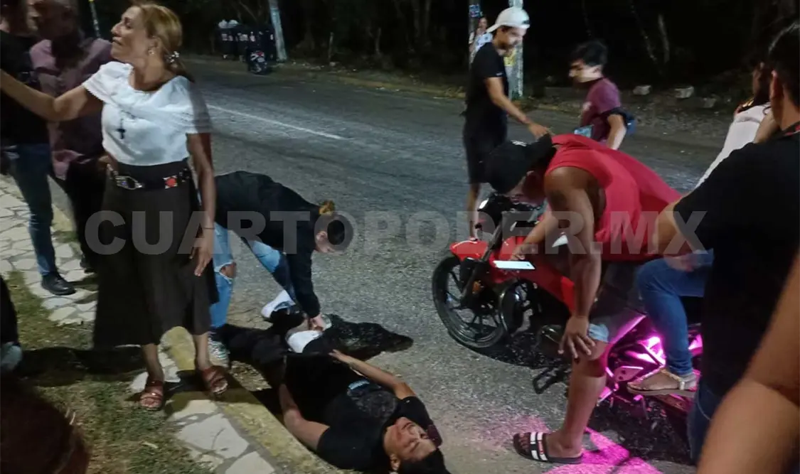 Encontronazo de motos salda con un lesionado