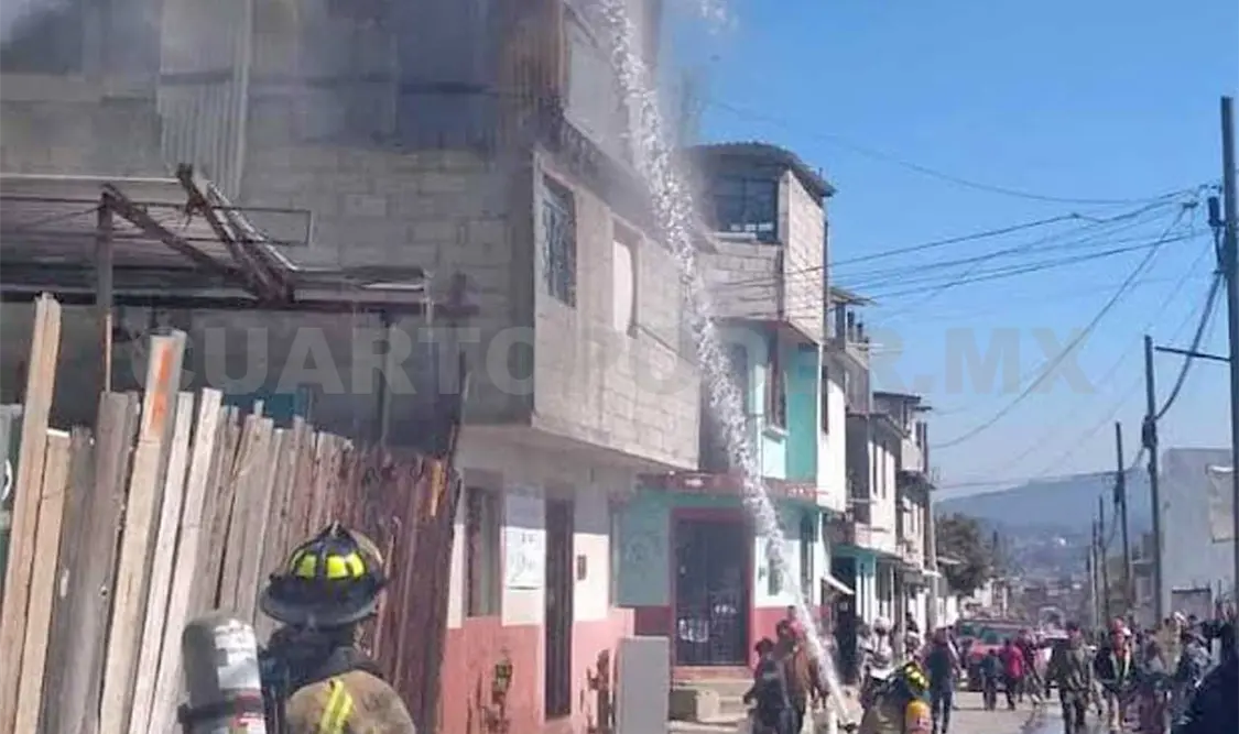 Se incendia una vivienda en la zona norte de SCLC