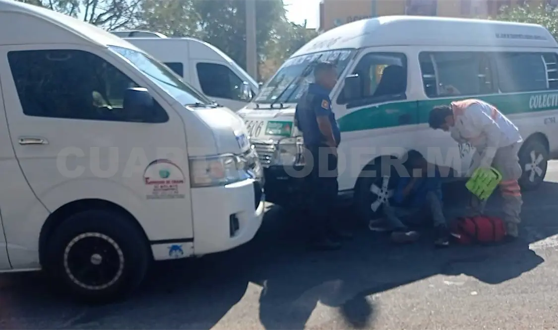 Pasajera evita desgracia y logró frenar un colectivo