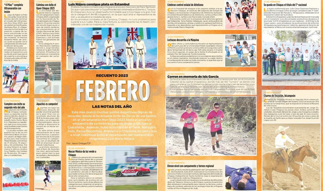 Recuento 2023 – Febrero las notas del año