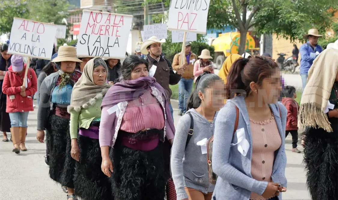 Exigen restablecer la paz en las comunidades