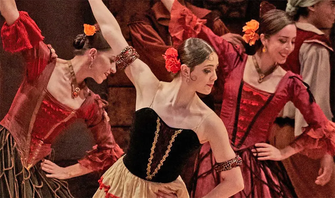 Valeria Mariaud, bailarina de la puesta en el escena El cascanueces. Cortesía