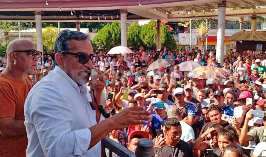 Los migrantes tuvieron este sábado una serie de reuniones preparatorias. Ramón García / CP