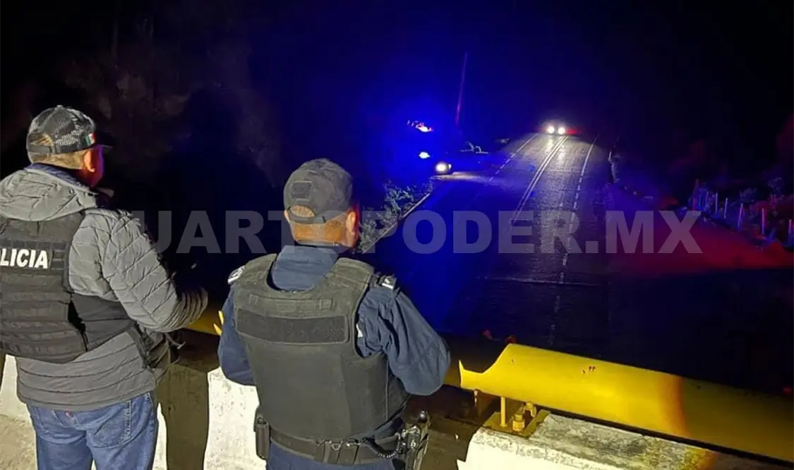 Los hechos ocurrieron la madrugada de ayer sábado sobre el tramo carretero Comitán-Teopisca. Cortesía