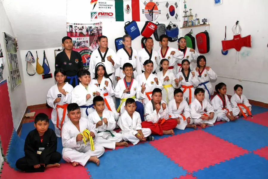 Estas actividades corresponden a los planes de promoción y desarrollo de la práctica del Tae Kwon Do. Cortesía