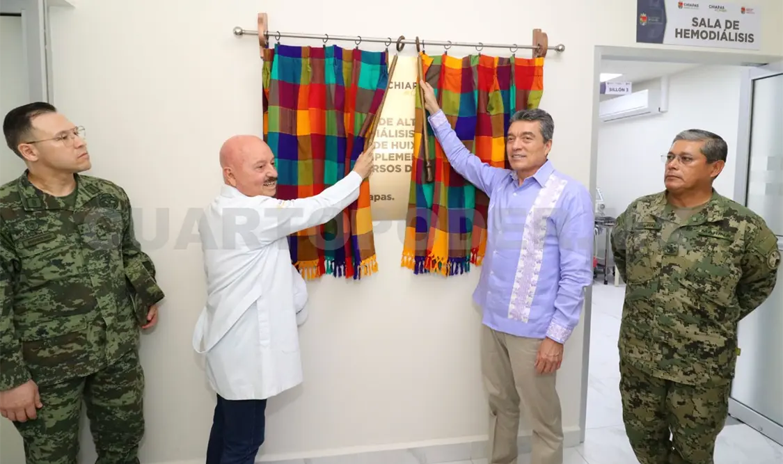 Inaugura Ejecutivo área especializada para hemodiálisis