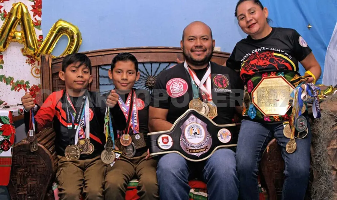 Luis Alberto reveló que entre sus planes está crear un gimnasio para la enseñanza de Jiu Jitsu Brasileño y el Muay Thai, con la ayuda de su familia. Cortesía
