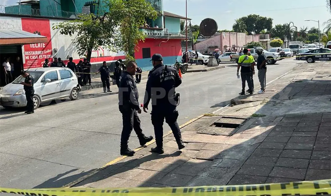 El ataque ocurrió en la zona de la 9ª Sur Oriente, en la ciudad de Tapachula. Cortesía
