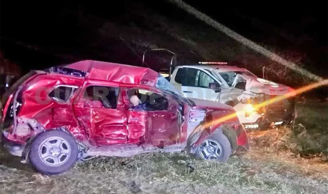 El accidente ocurrió la noche del pasado viernes cerca del penal El Amate, en la demarcación de Cintalapa. Cortesía