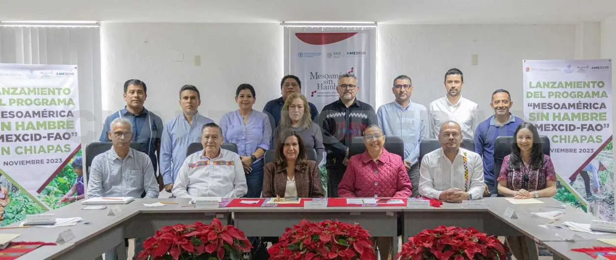Lanzan el programa Mesoamérica sin hambre