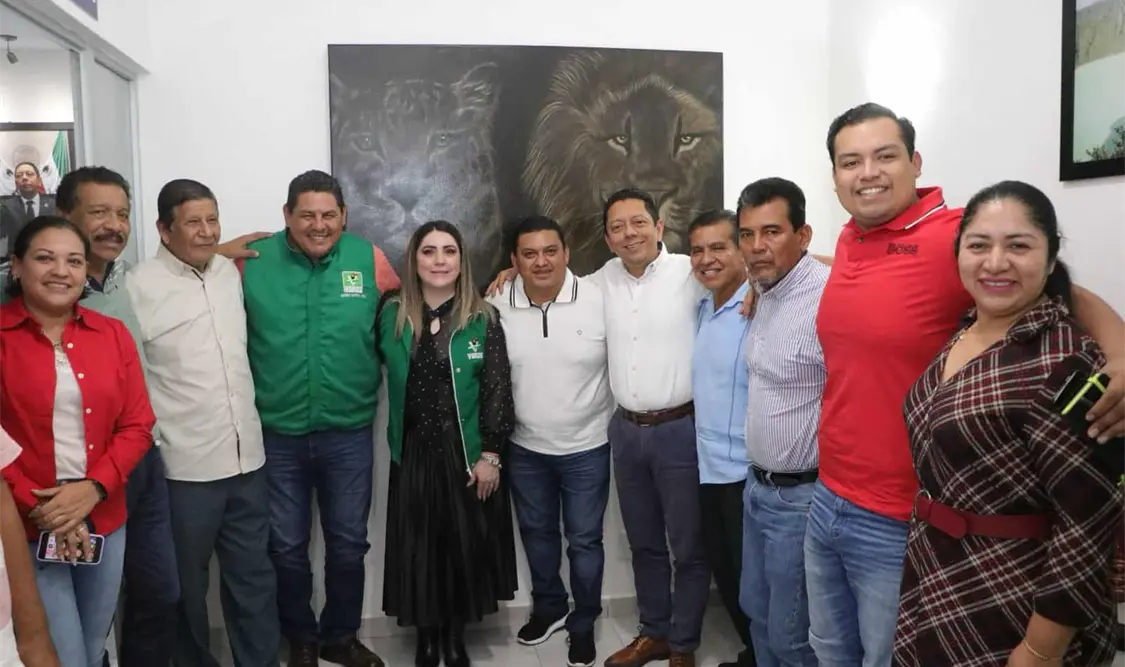 Pide Llaven Abarca a liderazgos trabajar a favor del proyecto transformador en Chiapas