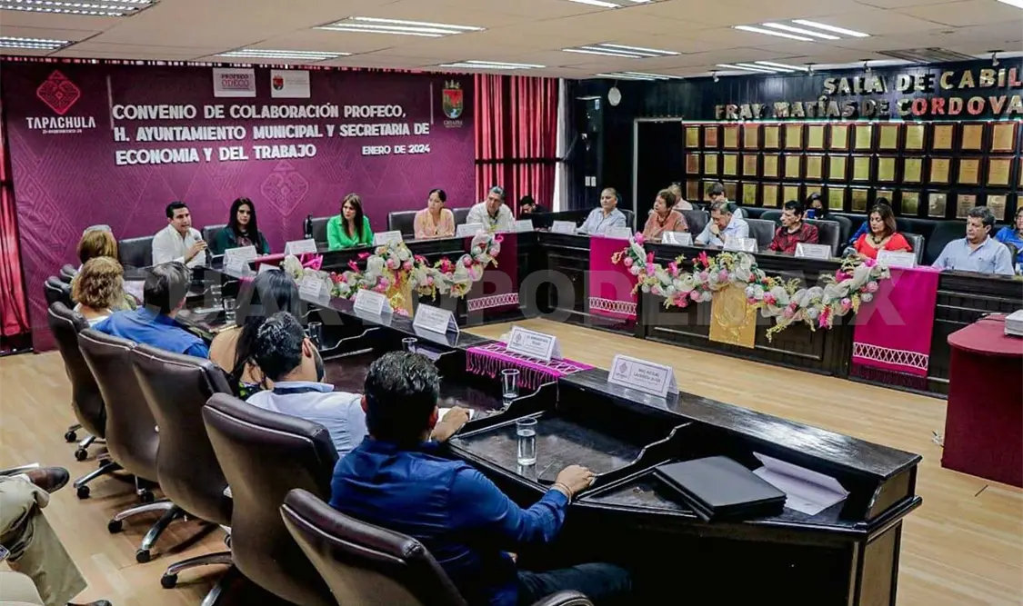 Ayuntamiento de Tapachula y Profeco firman convenio