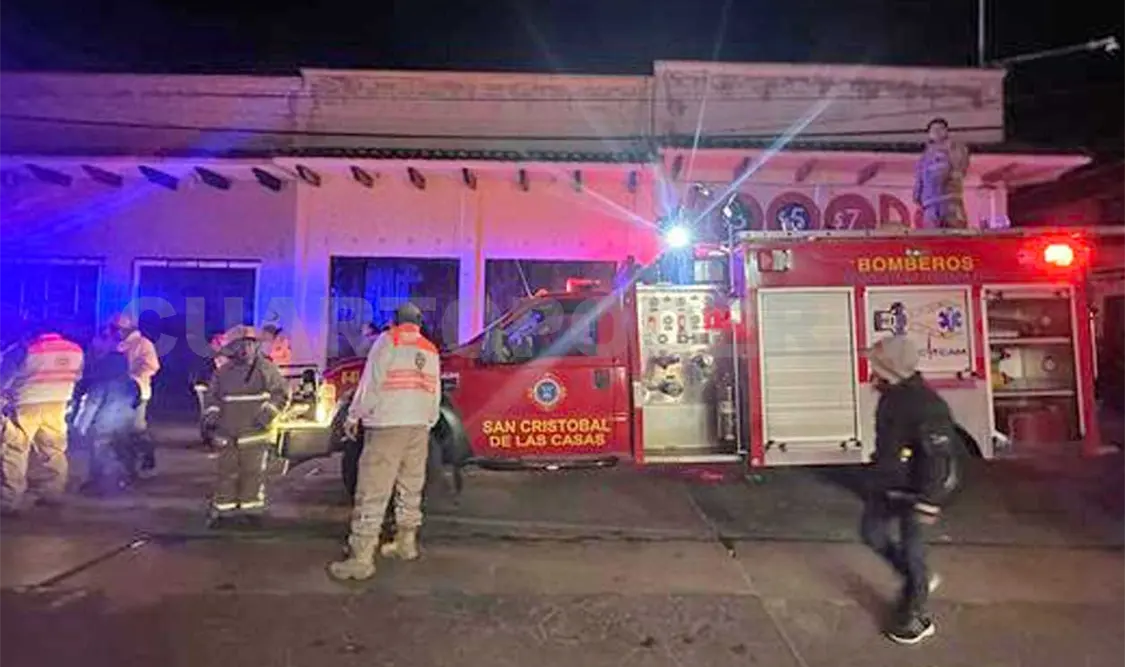 El incidente ocurrió en un local comercial de la zona norte, concretamente en el barrio de Mexicanos en SCLC. Cortesía