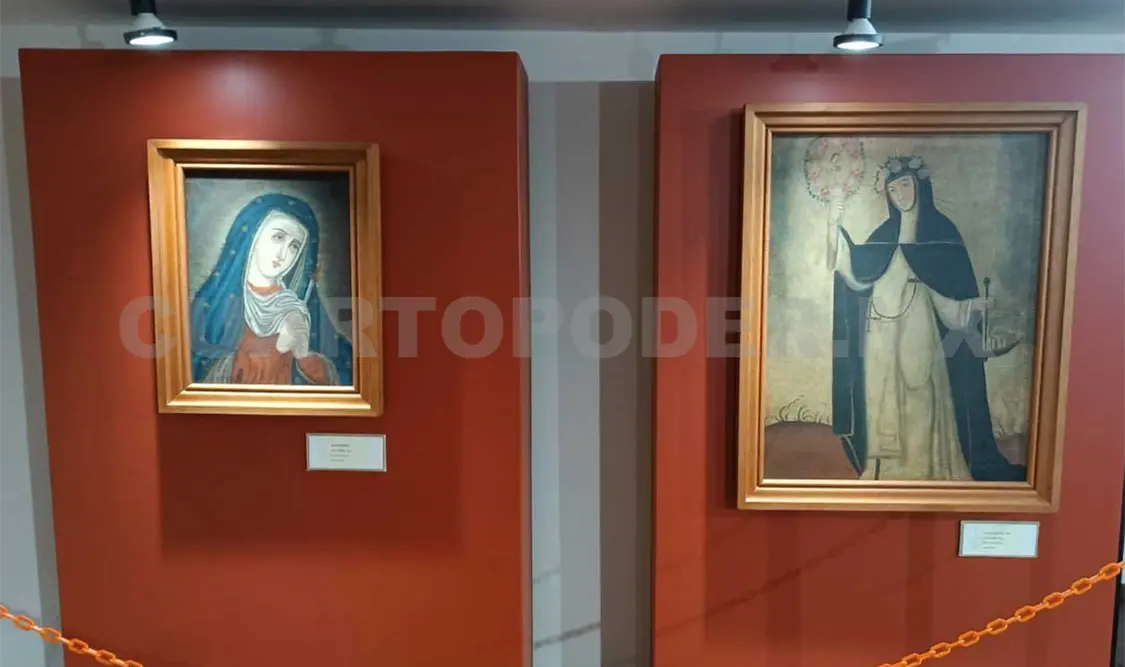 Presentan colección de obras de arte sacro
