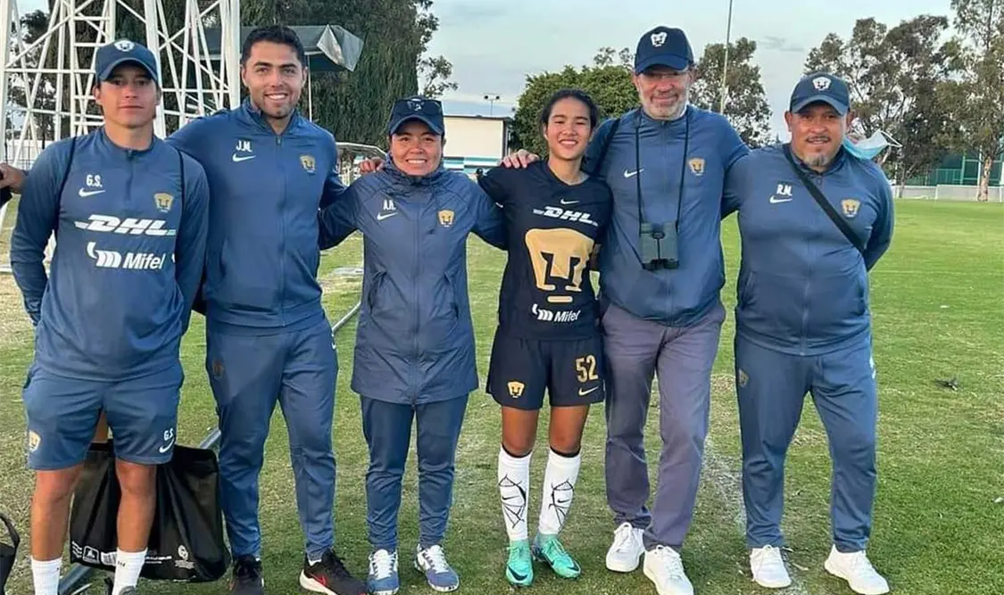 Debuta Danna Hidalgo con Pumas sub-19
