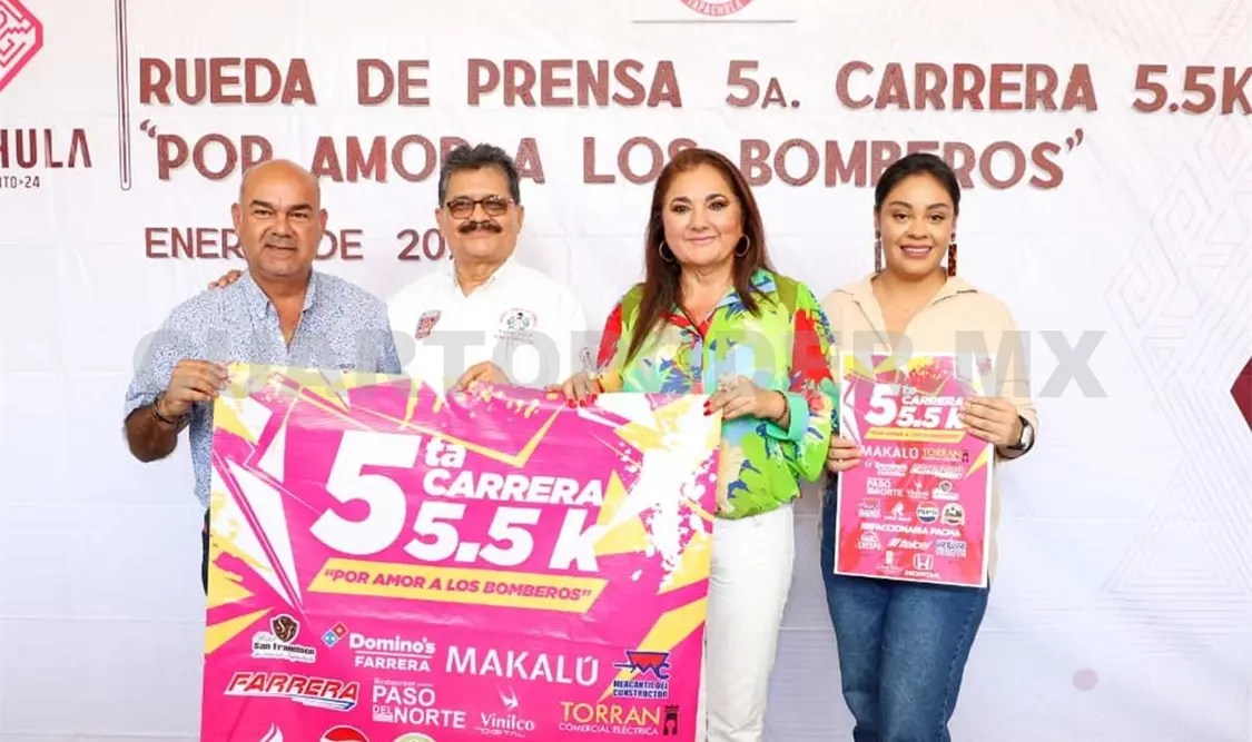 Invitan a la carrera “Por amor a los bomberos”